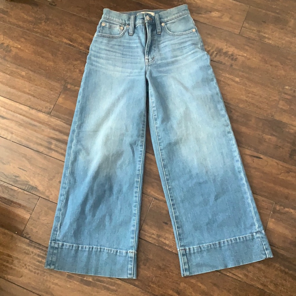Madewell Wide-Leg Crop Jeans